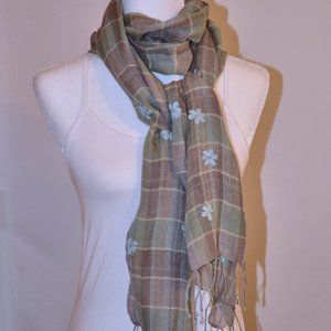 8/$20 Blue Flower Scarf